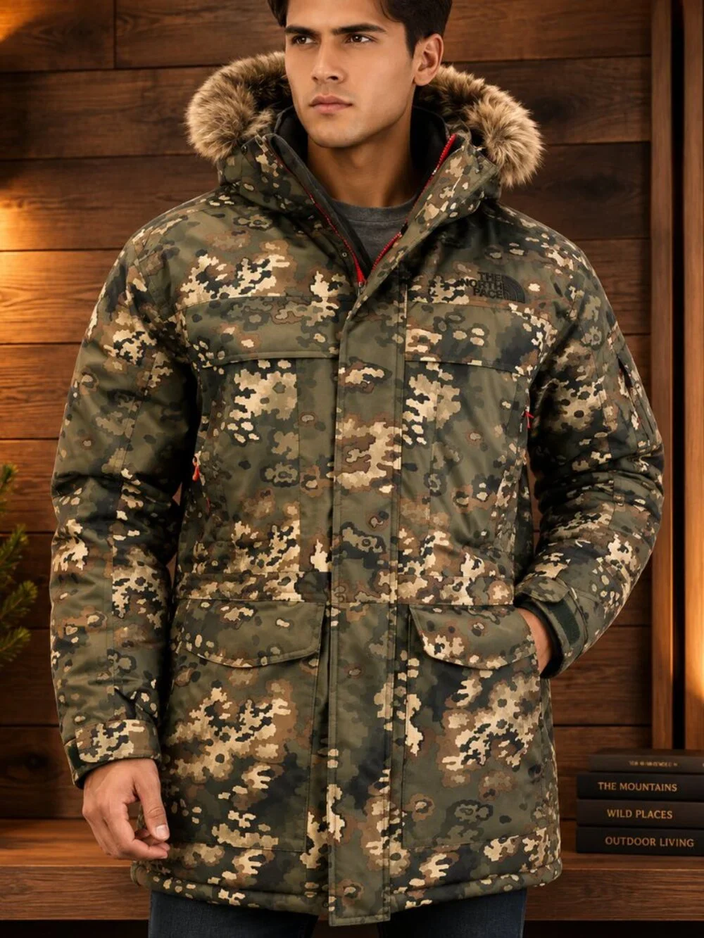 North Face Men's McMurdo Down Parka - XL/Camo NEW! RARE!